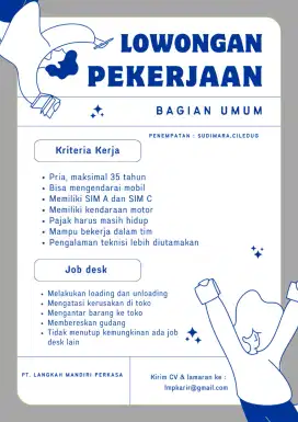 Butuh Segera Bagian Umum