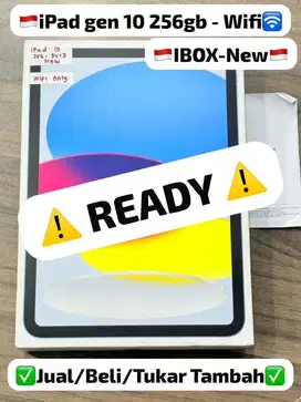 Ipad Gen 10 256 Gb Blue ibox New Segel Ibox