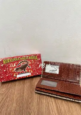 Dompet pria kulit buaya ori