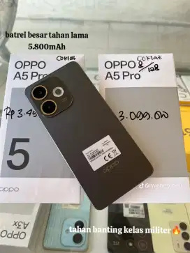 OPPO A5 PRO HP ANTI AIR ANTI BANTIN GRATIS TWS ENCO BUDS 3 PRO