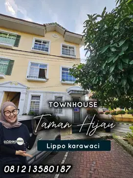 Disewakan Townhouse Furnished Posisi Hoek di Lippo Karawaci