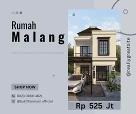 Rumah Malang 2 Lantai View Kota Batu