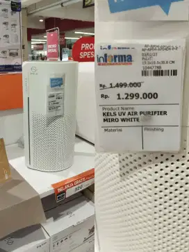 KELS UV AIR PURIFIER MIRO WHITE