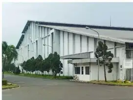 Disewakan Gedung untuk Pabrik atau Gudang di Cikarang Jawa Barat