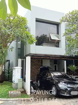 Dijual rumah Hook full furnish Cipayung dekat gerbang Tol