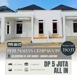 RUMAH CLUSTER MURAH DEKAT PASAR WAY KANDIS