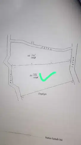 JUAL TANAH DI GIRIPURWO GIRIMULYO KULONPROGO LUAS MURAH