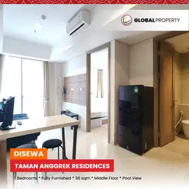 Taman Anggrek Residences 1 Bedroom 38sqm, Middle Floor, Pool View