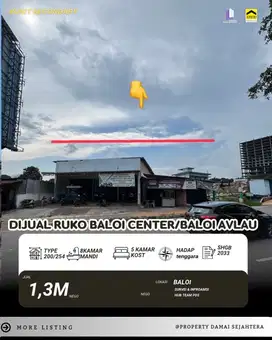 Dijual Ruko Baloi Avlau Baloi Center