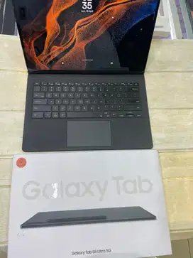 Samsung Galaxy Tab S8 Ultra 5g free keyboard original 12/256 bekas