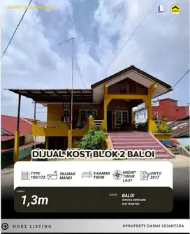 Dijual Rumah Kost blok 2 baloi batam