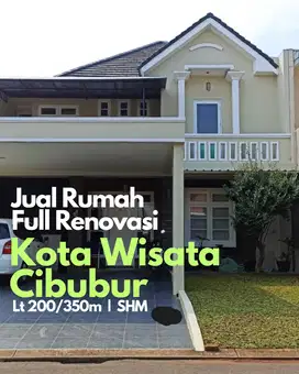 Rumah Kota Wisata Cibubur Siap Huni Dekat Tol Cibubur