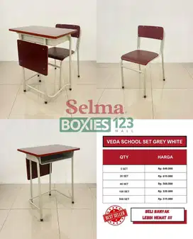 Meja set kursi sekolah harga promo