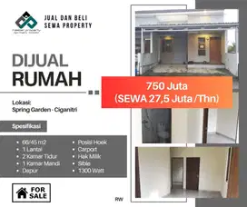 Rumah minimalis di Komplek Spring Garden Ciganitri Bojongsoang Bandung