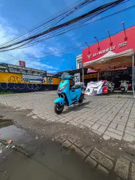 Sepeda Listrik Uwinfly D65 ADV Biru -Original -Bergaransi Resmi