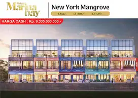 DIJUAL RUKAN MARINA BAY NEW YORK MANGROVE VIEW UK 4.5X23 3LT + ROOFTOP