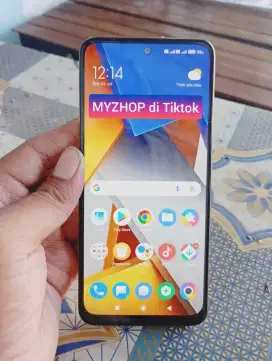 HP 4G Xiaomi Redmi Poco M5 Pro Kuning Ram 6GB Memory 128GB