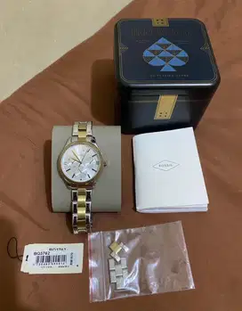 Fossil Watch (Rye Multifunction Two-Tone Stainless Steel Watch BQ3762)