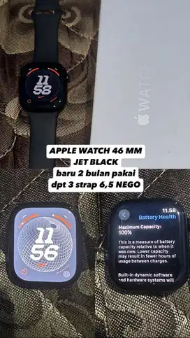 APPLE WATCH SERIES 10 46 MM JET BLACK