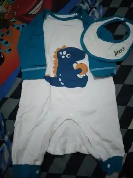 Jumpsuit baby dino