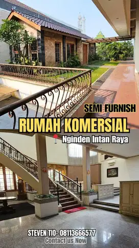 HOT LISTING JARANG ADA Rumah Komersial Siap Pakai Jl. Nginden Intan