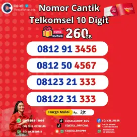 Nomor Cantik Telkomsel 10 digit