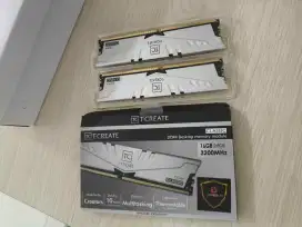Ram T-Create Silver, DDR 4 Dual channel (2x8GB) 3200Mhz