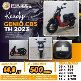 HONDA GENIO CBS TAHUN 2023 UNIT MULUS BISA CASH KREDIT BERGARANSI