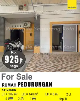 DIJUAL RUMAH DI PEDURUNGAN A4128
