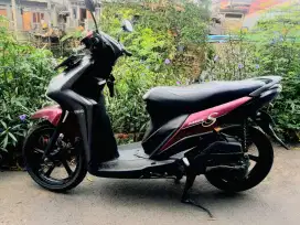 Yamaha Mio S tahun 2018 plat jakarta pajak panjang orisinil komplit