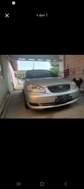 Dijual corolla altis j manual 2004 vvti
