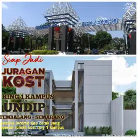24 KAMAR,SHM,KOST MODERN STRATEGIS LOKASI RING 1KAMPUS UNDIP SEMARANG