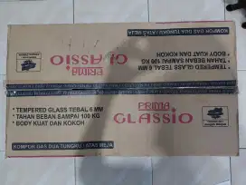 Kompor Gas Kaca Tempered Premium Prima Glassio 2 Tungku