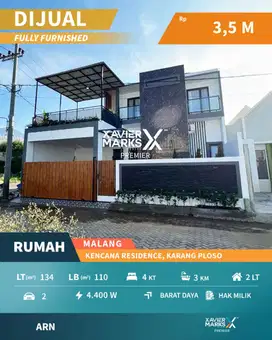 Dijual Rumah Full Furnished Kencana Residence Karangploso Malang