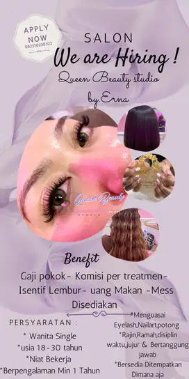 Lowongan Kerja Salon Kecantikan