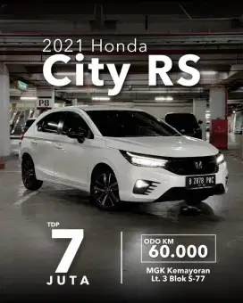 Honda City RS Hatchback AT 2021 Bensin