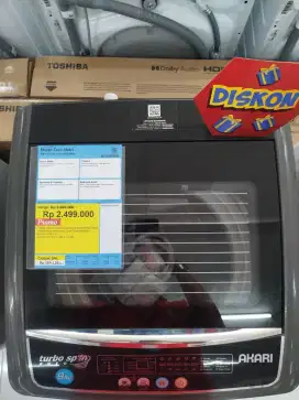 Mesin Cuci Akari 9 KG Bisa Kredit