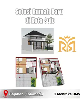 Rumah Modern dengan Fasilitas Lengkap dekat Kampus UMS