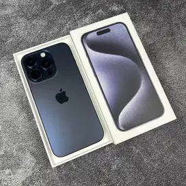 Iphone 15 Pro 128GB Blue Titanium Garansi 14/07/2025 BH 89 CC 317 Ibox