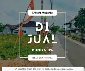 Tanah di Jatikerto Malang murah, kavling 9