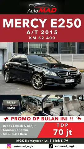 Mercedes-Benz E250 AT 2015 Bensin