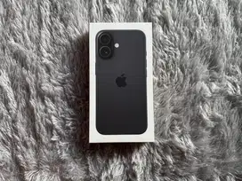 (NEW) iPhone 16 128GB Black BNIB Garansi iBox 1 Tahun