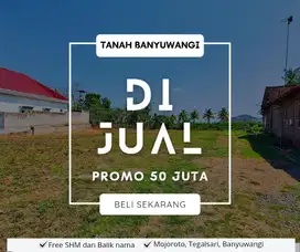 Jual tanah di  Banyuwangi Tegalsari PROMO, kavling 5