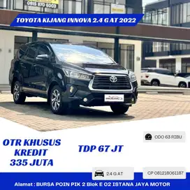 Toyota Kijang Innova 2.4 G Diesel AT 2022 Hitam