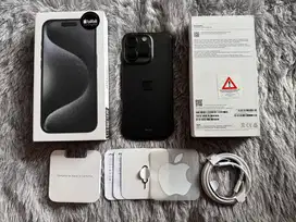 Iphone 15 Pro 512GB Black Titanium BH 100% Garansi iBox November 2025