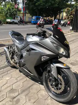 ninja 250fi old 2014 abu abu