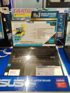 BELANJA CUKUP KTP AJA ASUS CELERON 8GB/256SSD BLACK A1400KFH4218