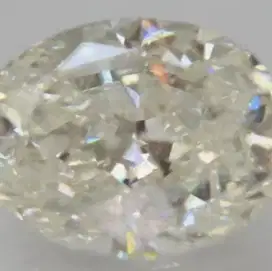 Natural diamond berlian afrika 1 ct oval G VVS2 IGL