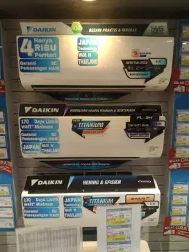 Yukk BELANCA AC DAIKIN SPLIT CUKUP KTP AJA FTV/RV50CXV14/WH