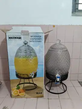 Dispenser kaca tempat air minum